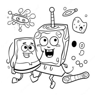 Kolorowanka Spongebob Z Przyjaciolmi 68595-15022