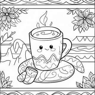 Kolorowanka Przytulny Sweter I Goraca Czekolada 6927-1652