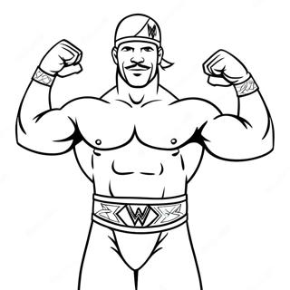 Kolorowanka Epickich Zapasnikow Wwe 70045 15331