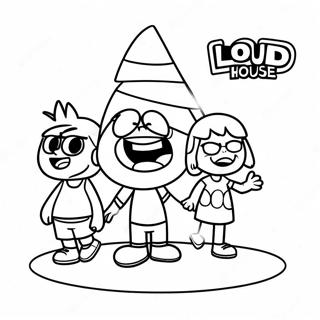 Strona Do Kolorowania Z Glosnym Domem 71955-15807