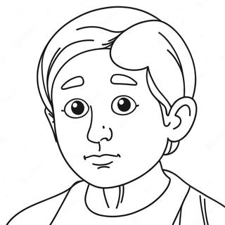 Kolorowanka Smutnej Twarzy 73036 16655