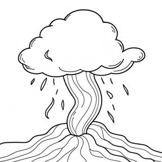 Kolorowanka Zla Burzowa Chmura 73320 16878
