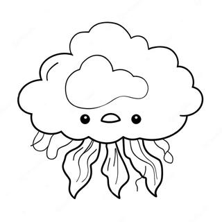 Kolorowanka Zla Burzowa Chmura 73320 16879