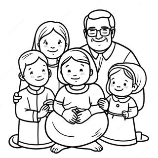 Kolorowanka Modlitwy Rodzinnej 73574-17076