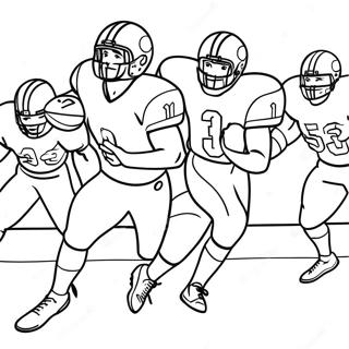 Zwinny Wide Receiver Unikajacy Obroncow Kolorowanka 73910-17343