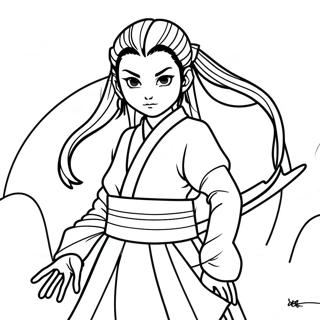 Kolorowanka Z Nezuko W Formie Demona 7460-2610
