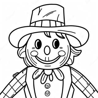 Kolorowanka Stracha Na Wroble Z Przyjaznym Usmiechem 74701-17954