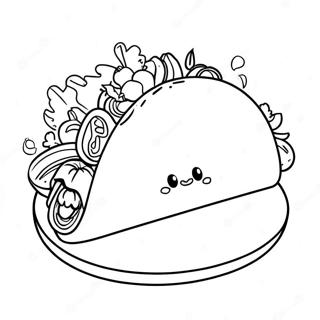 Kolorowanka Kolorowego Taco Z Warzywami 74804 18038