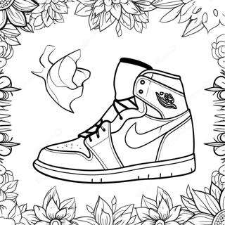 Sneaker Jordan 1 Kolorowanki