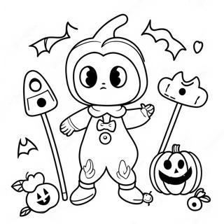 Kolorowanka Halloween 75240-18367