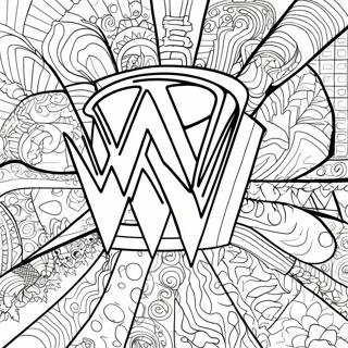 Kolorowanka Z Dynamicznym Logo Wwe 75369-18473