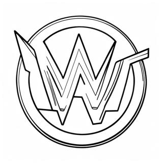 Kolorowanka Z Dynamicznym Logo Wwe 75369-18476