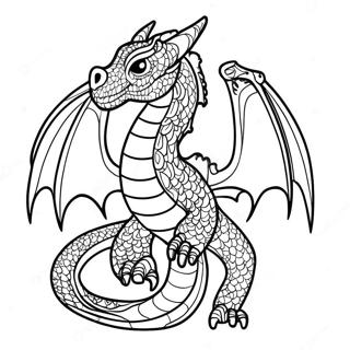 Kolorowanka Z Majestatycznym Ender Dragon 75396 18497
