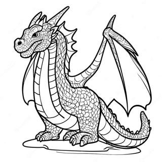 Kolorowanka Z Majestatycznym Ender Dragon 75396 18498
