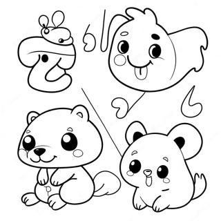 Urocze Liczby Zwierzat Kolorowanka 75500-18580