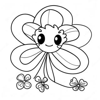 Strona Do Kolorowania Uroczej Koniczyny 75707-18743