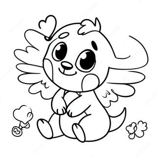 Urocza Kolorowanka Z Szyciem I Aniolkiem 76012 18967