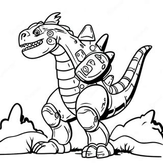 Mechagodzilla Kolorowanki