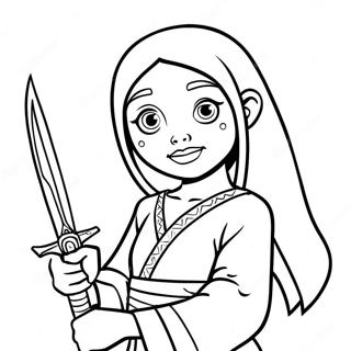 Raya Z Jej Mieczem Kolorowanka 77062 19778