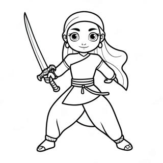 Raya Z Jej Mieczem Kolorowanka 77062 19779