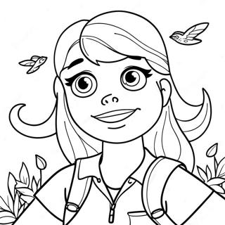 Strona Do Kolorowania Przygodowej Amy 77165-19858