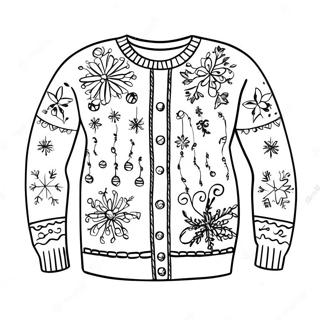 Kolorowa Brzydka Kolorowanka Swetra Swiatecznego 77888-20415