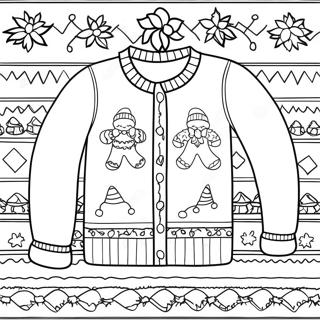 Swiateczna Brzydka Kolorowanka Swetra 77889-20420