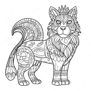 Kolorowanka Z Zywymi Hiszpanskimi Zwierzetami 77991-20496