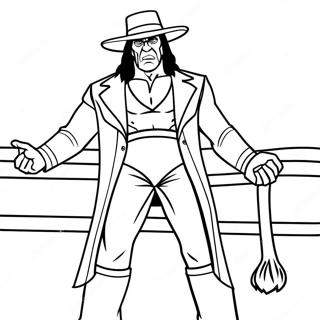 Kolorowanka Z Epickim Undertakerem W Ringu 78019-20523