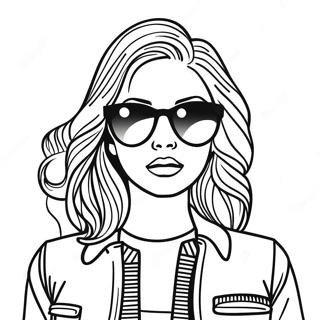 Dziewczyna Dla Dorosłych Kolorowanki