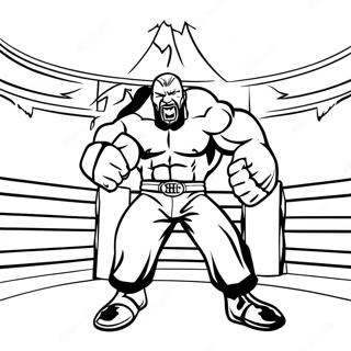 Pelna Akcji Kolorowanka Z Triple H Na Ringu 78251-20701