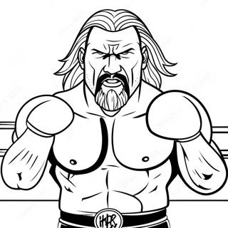 Pelna Akcji Kolorowanka Z Triple H Na Ringu 78251-20704