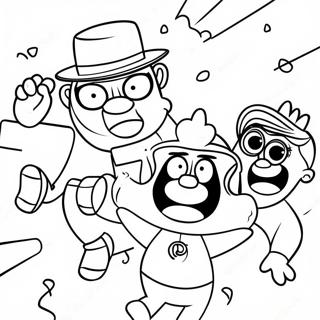 Zabawa Na Przyjeciu Fairly Odd Parents Kolorowanka 78379 20797