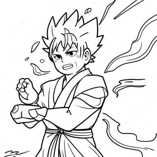 Zenitsu W Pozycji Oddechu Pioruna Kolorowanka 79306 21512