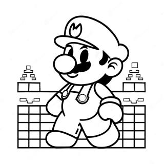 8 Bit Mario Kolorowanka 80155-22154