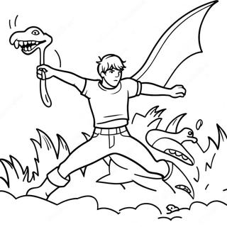 Percy Jackson Walczacy Z Potworami Kolorowanka 80185-22192