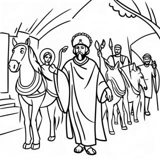 Kolorowanka Procesji Palmowej 80364 22327