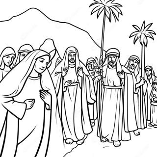 Kolorowanka Procesji Palmowej 80364 22328