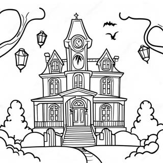 Kolorowanka O Nawiedzonym Dworze 80643-22538