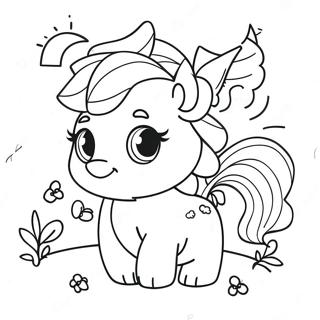 Kolorowanka Z Magicznymi Cyan Rainbow Friends 81007-22830