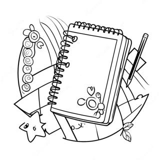 Kolorowanka Z Uroczym Zeszytem Ze Stickerami 81572-23272