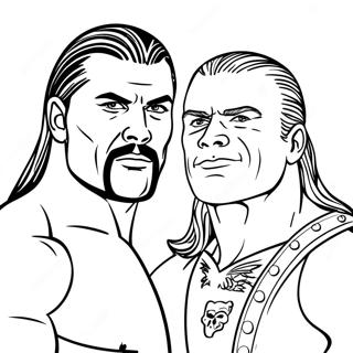 Kolorowanka Z Legendami Wwe 81597-23285