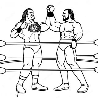 Kolorowanka Mecz O Mistrzostwo Wwe 81905-23524