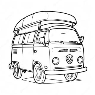 Retro Kolorowanka Z Vanem Kamperem 82011 23611