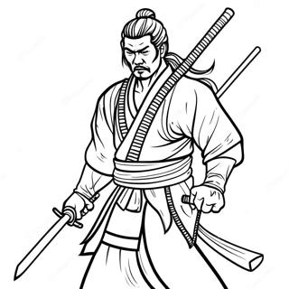 Samuraj Z Katana Kolorowanka 82240 23813