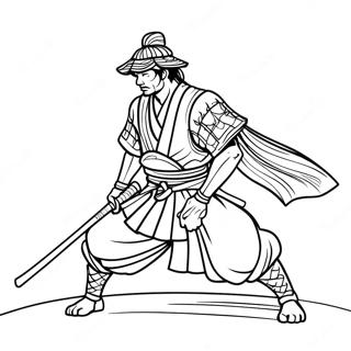 Samuraj Z Katana Kolorowanka 82240 23815