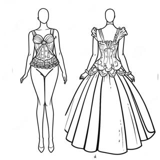 Glamour W Ubraniach Kolorowanka 82317 23870