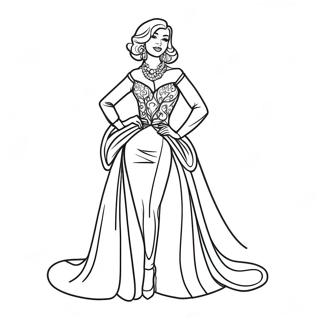 Glamour W Ubraniach Kolorowanka 82317 23871