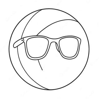 Pilka Plazowa W Okularach Kolorowanka 82395 23934