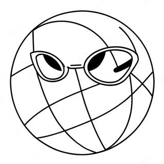 Pilka Plazowa W Okularach Kolorowanka 82395 23936